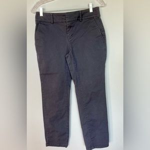 Loft Petite Perfect Straight Pants in Washed Twill - 4P